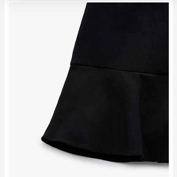 🌀 Zara RUFFLED Mini Skirt - Picture 7 of 8